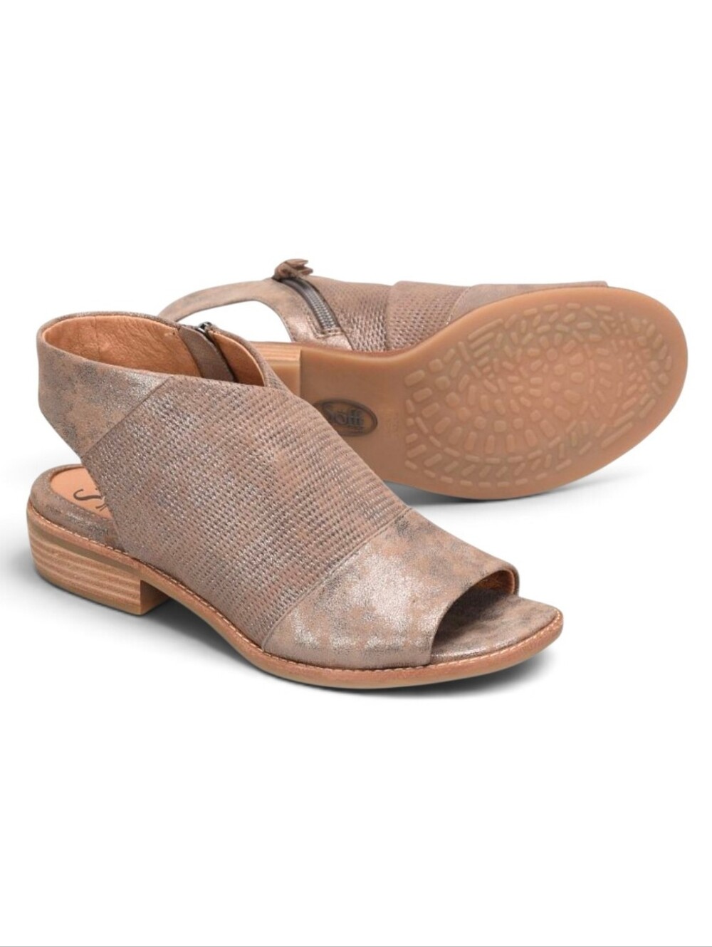 SOFFT Natalia Slingback Leather Sandals - Size 10